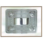 Celtic Knot Chrome Belt Buckle